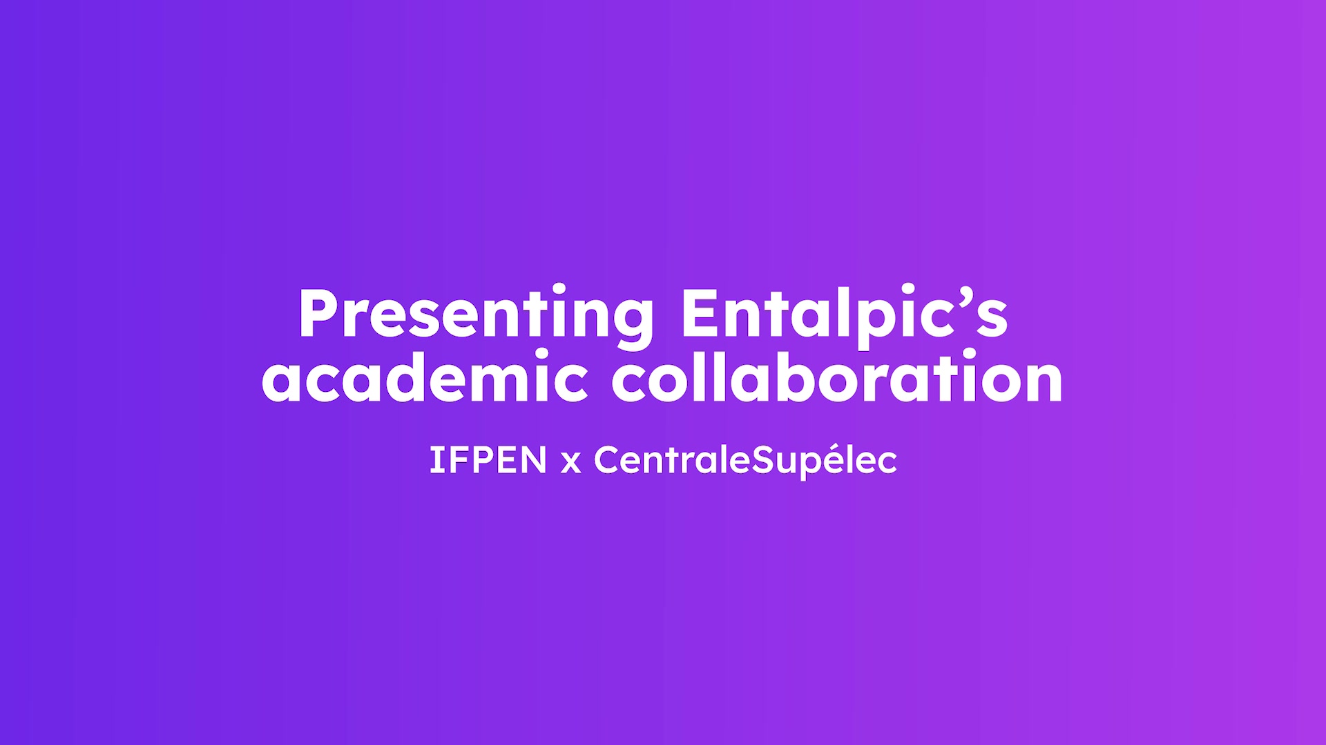 Entalpic, IFPEN and CentraleSupélec hightlight CIFRE partnerships in AI-Driven materials research